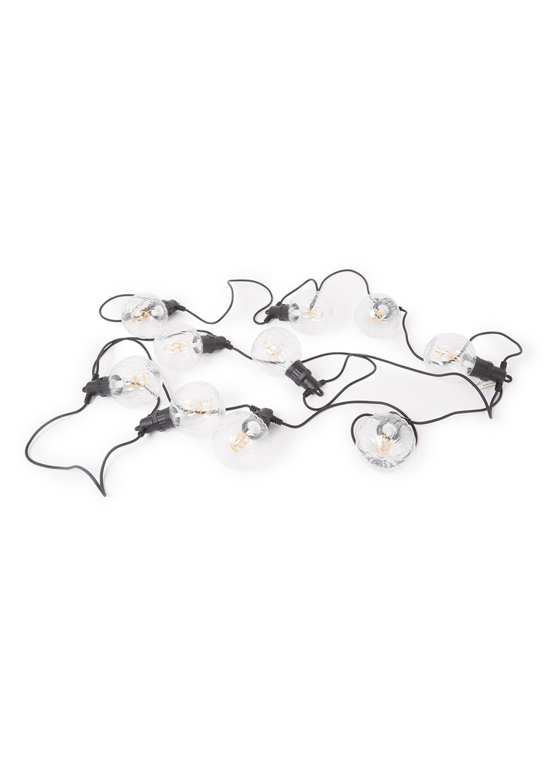 Sirius Sirius Luke outdoor lichtsnoer uitbreidingsset 5 meter - voorkant zwart