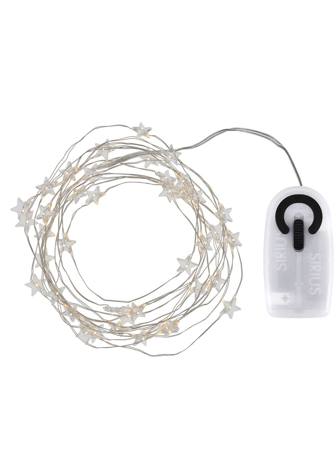 Sirius Trille lichtslinger 390 cm - voorkant zilver