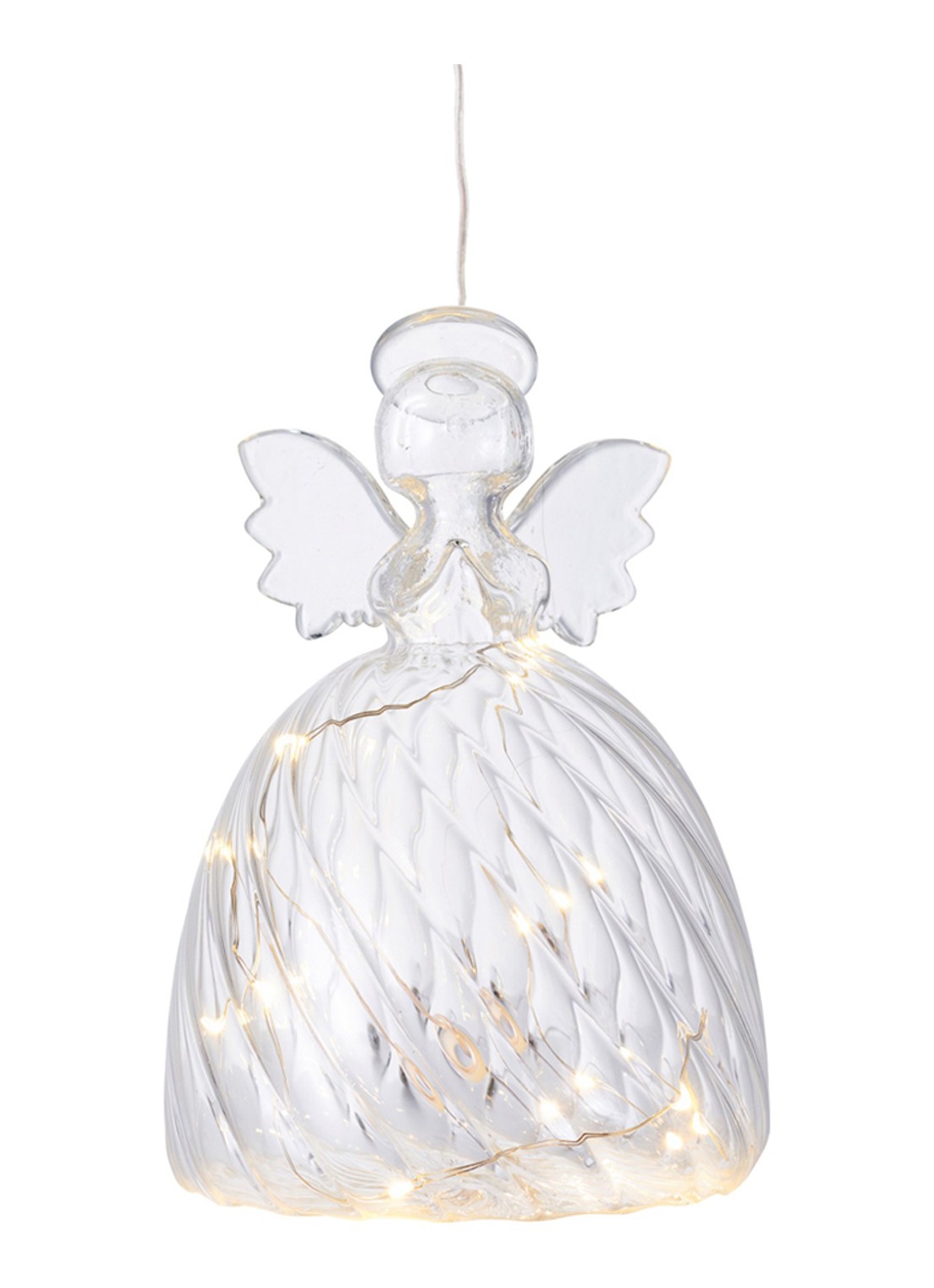Sirius Wave Angel lichtfiguur 13 cm - voorkant transparant