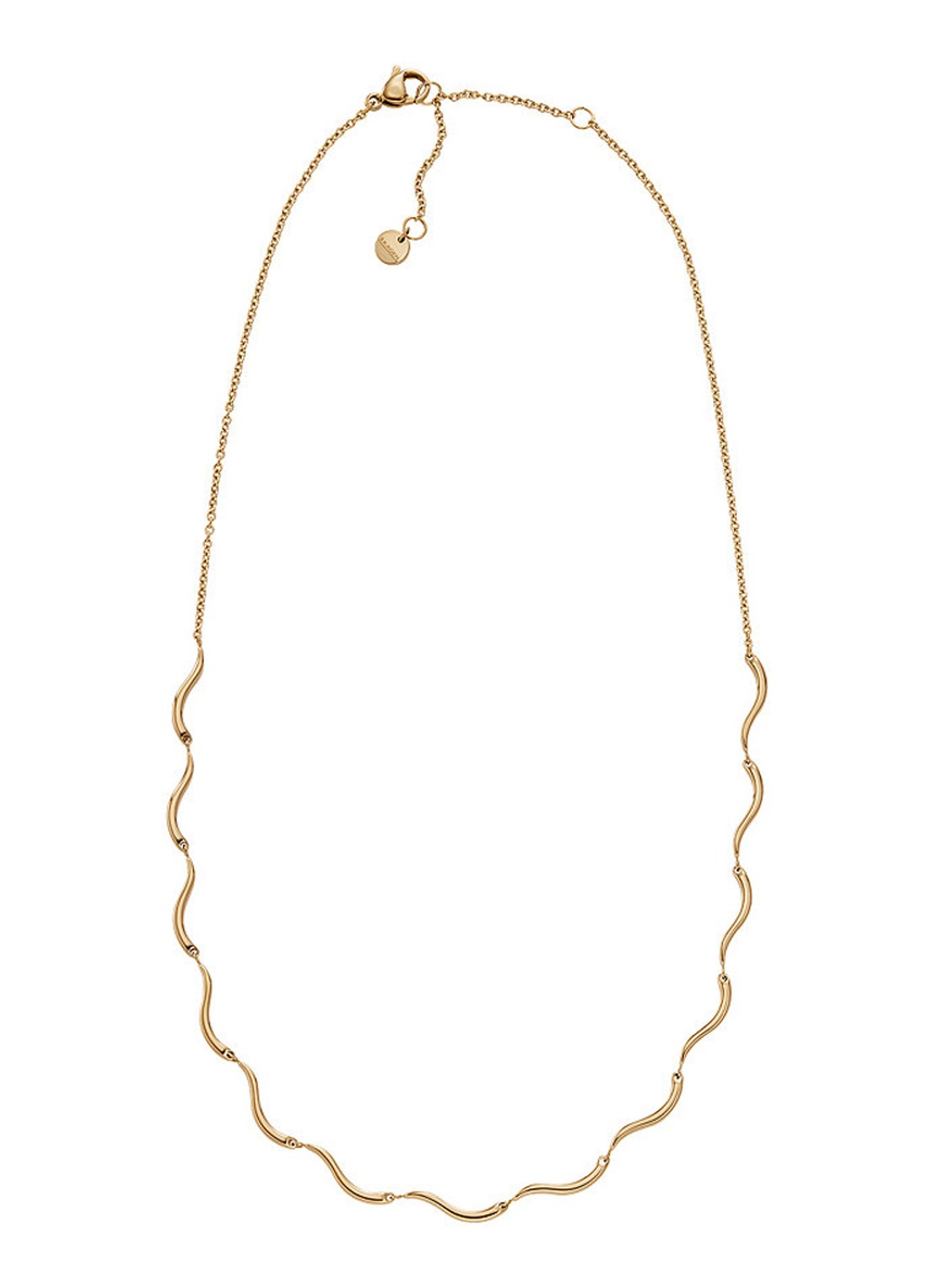 Skagen Agnethe ketting SKJ1746710 - detail goud