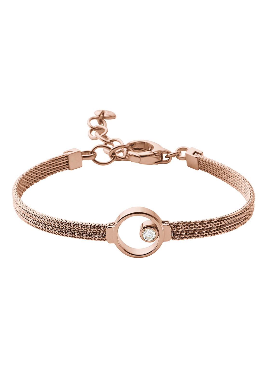 Skagen Elin armband met steen SKJ0851791 - voorkant roségoud