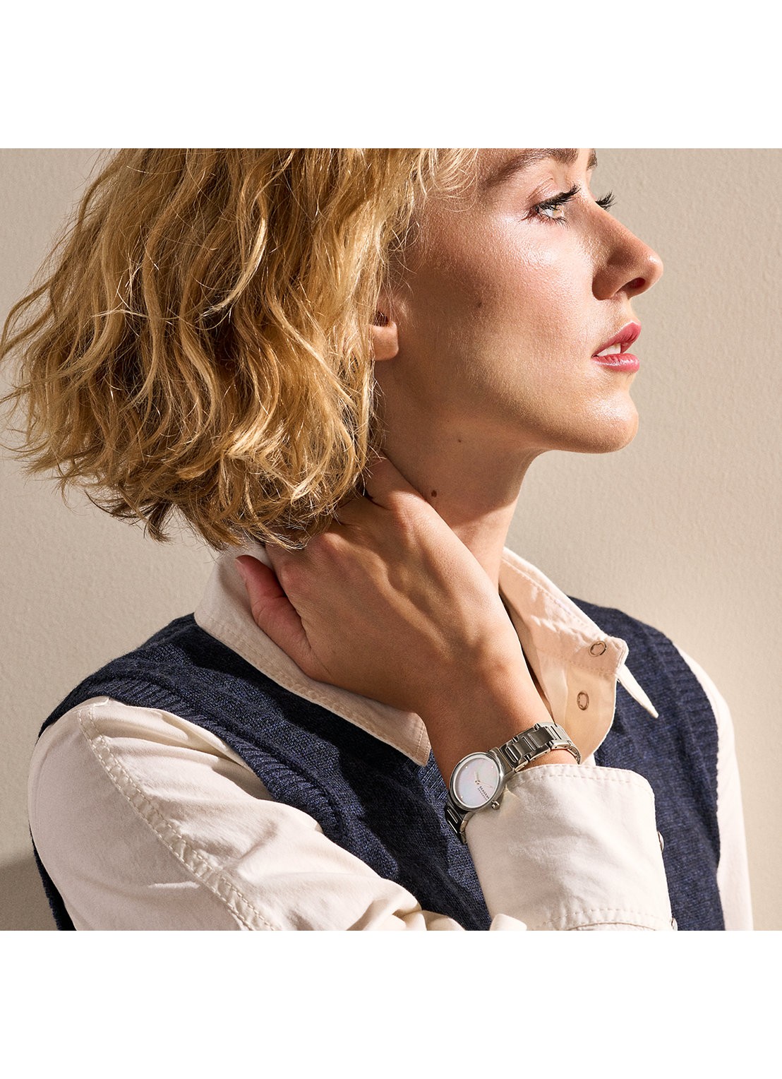 Skagen Freja Lille horloge SKW3168 - detail 3 zilver