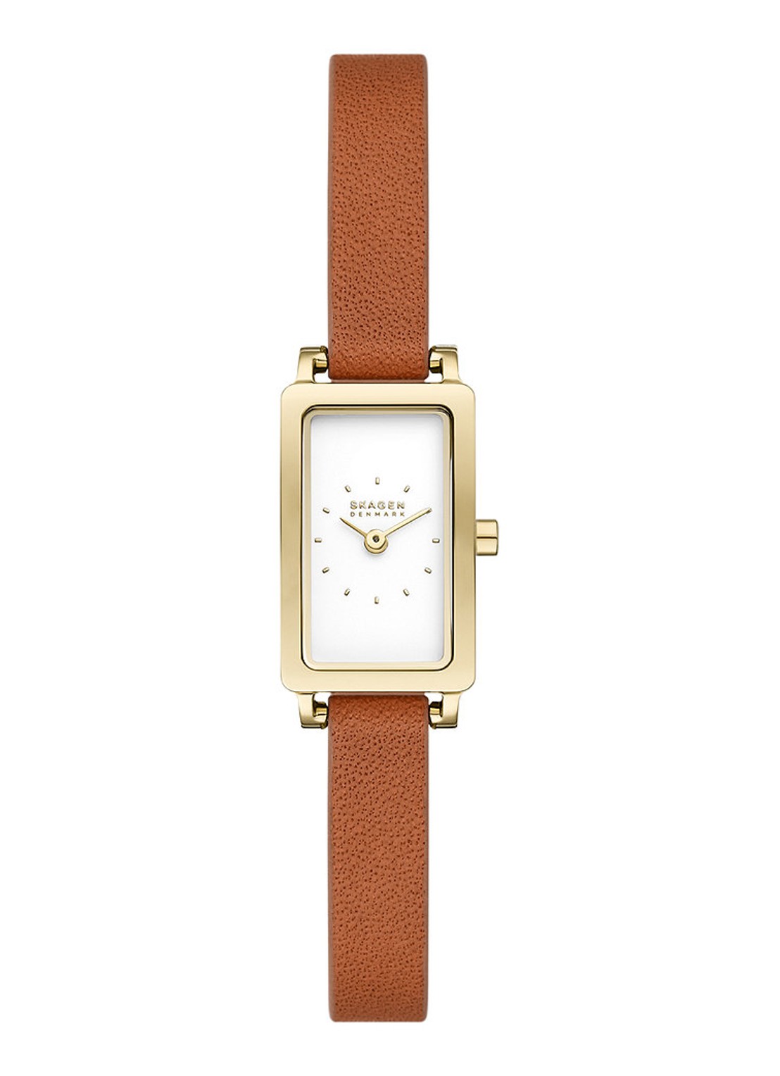Skagen Hagen Micro horloge SKW3149 - voorkant goud