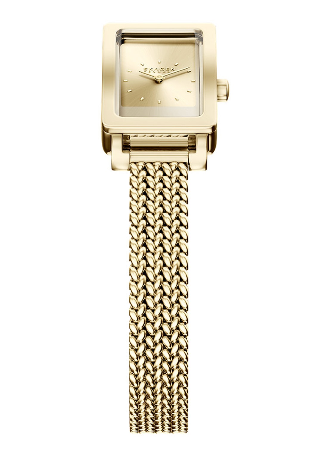 Skagen Hagen Micro horloge SKW3178 - detail 4 goud