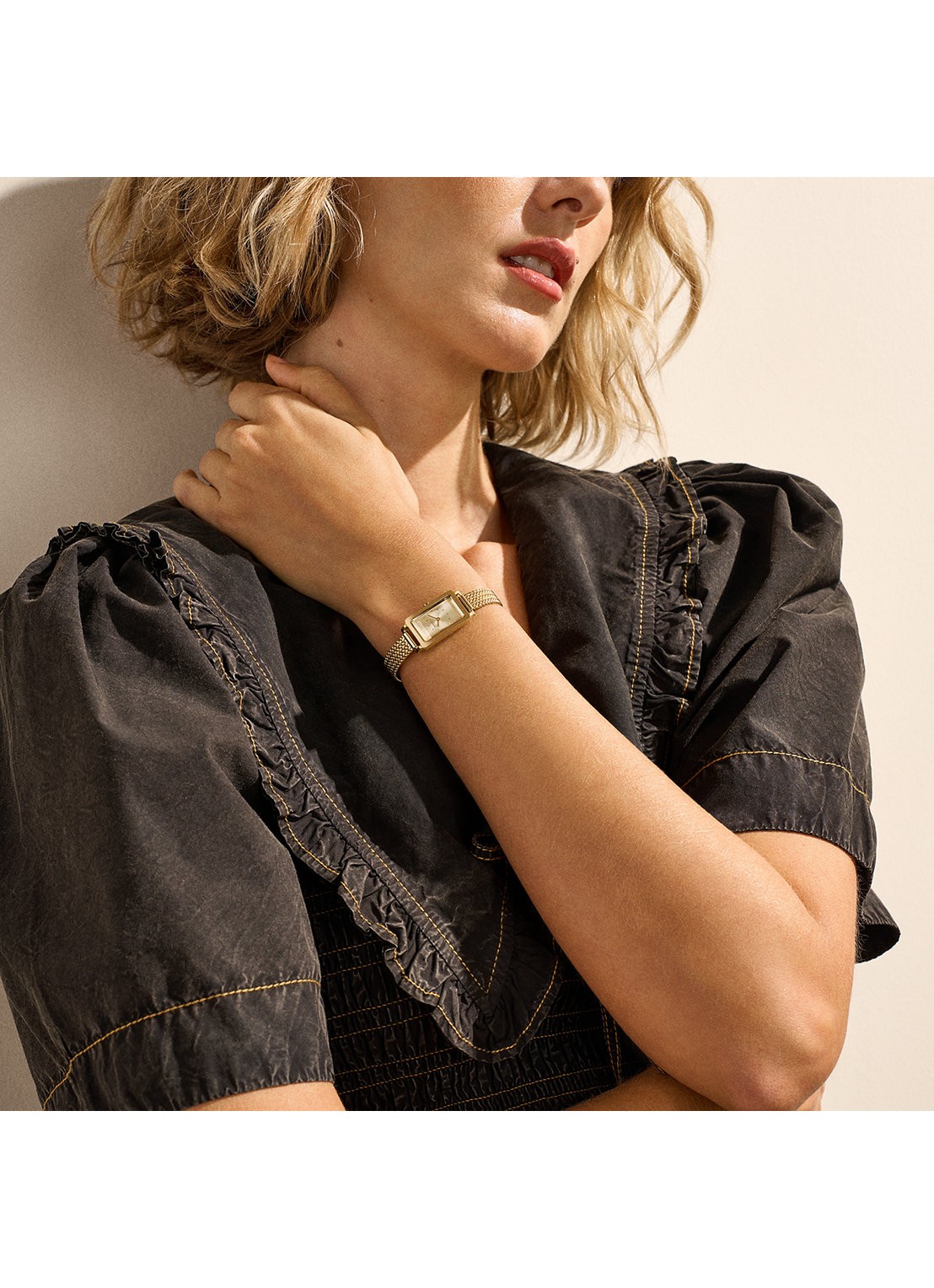 Skagen Hagen Micro horloge SKW3178 - detail 6 goud