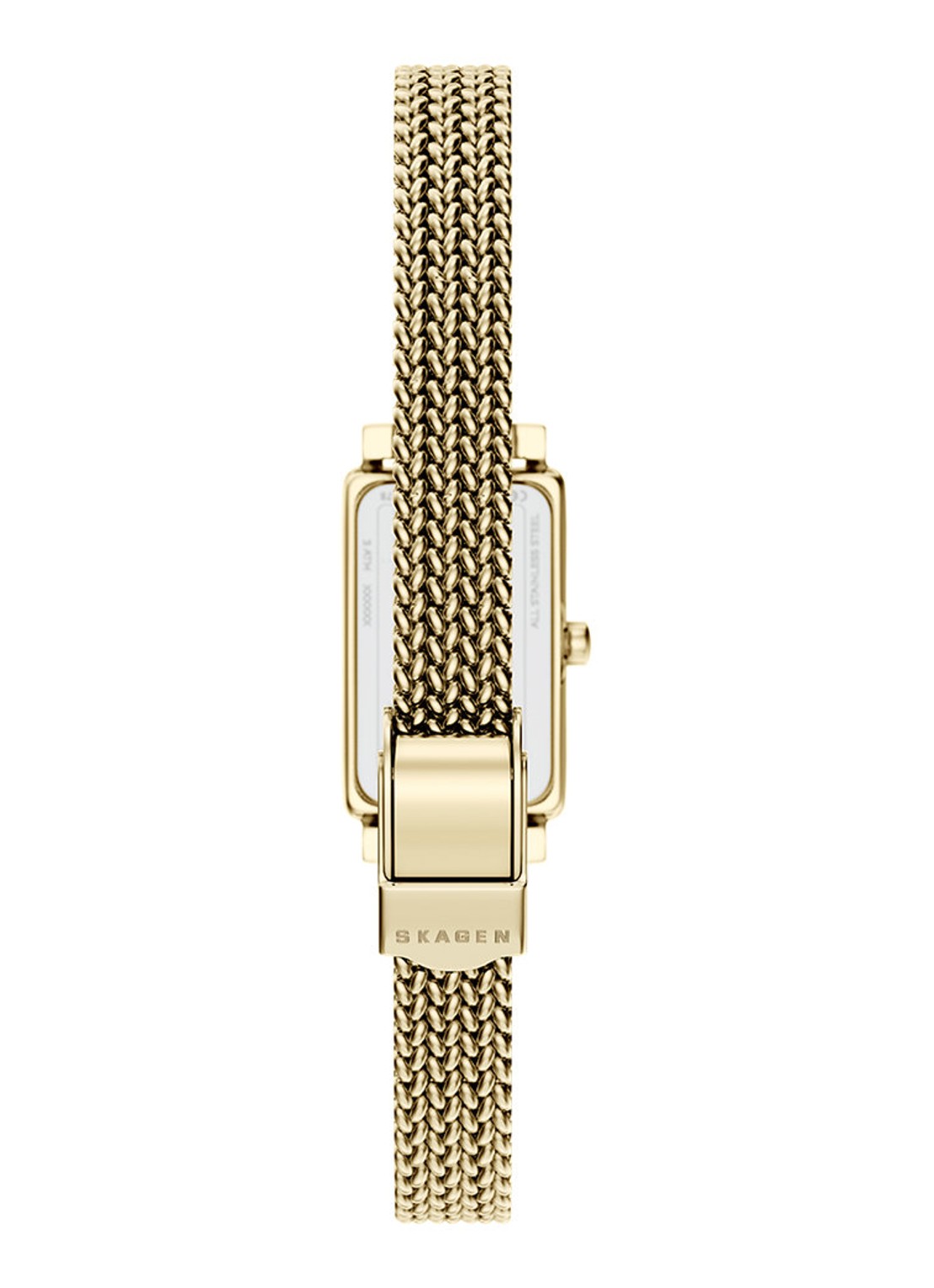 Skagen Hagen Micro horloge SKW3186 - detail goud