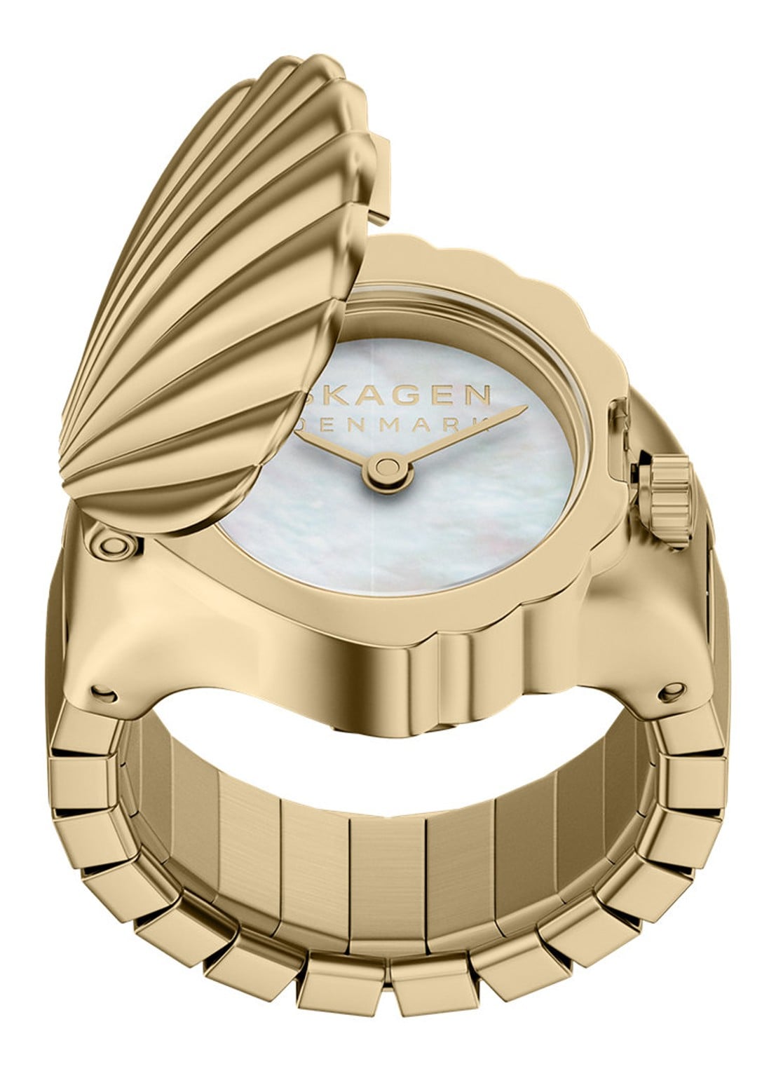 Skagen  Horloge ring SKW3180 - detail 3 goud