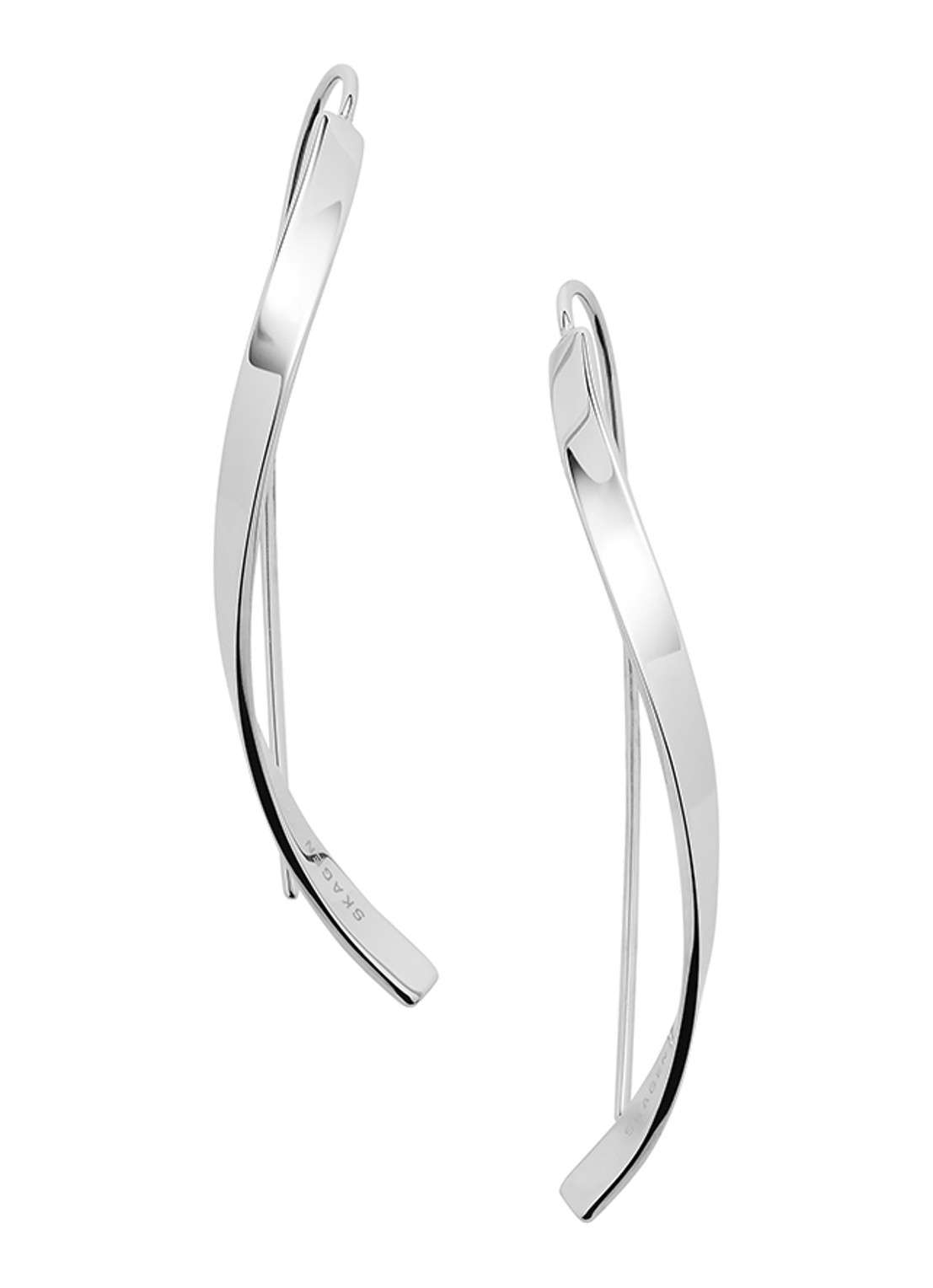 Skagen Kariana oorstekers SKJ1199040 - voorkant zilver