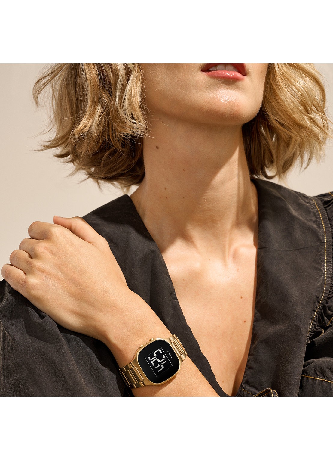 Skagen Mellem Digital horloge SKW6949 - detail 5 goud