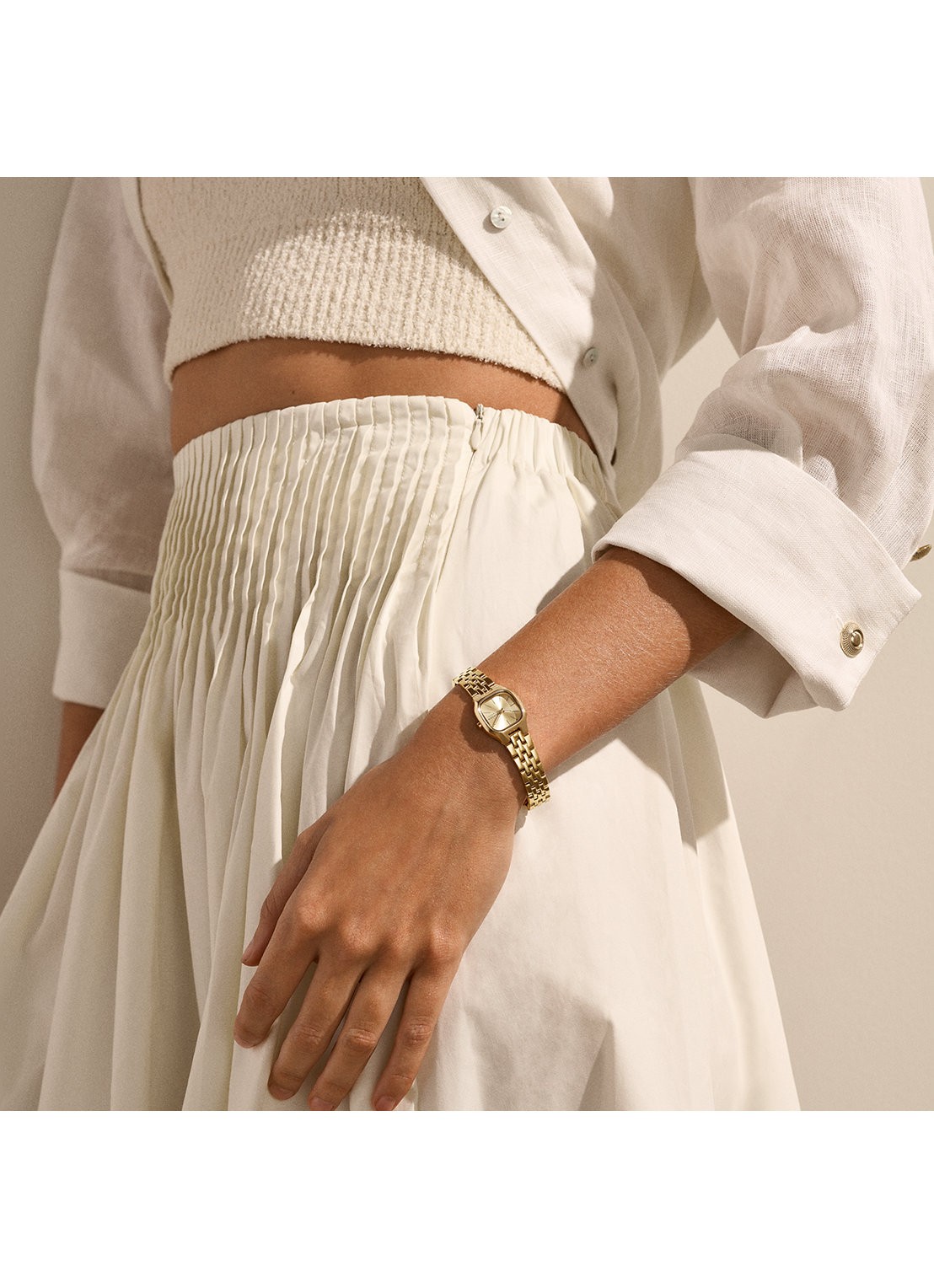 Skagen Mellem Micro horloge SKW3177 - detail 6 goud