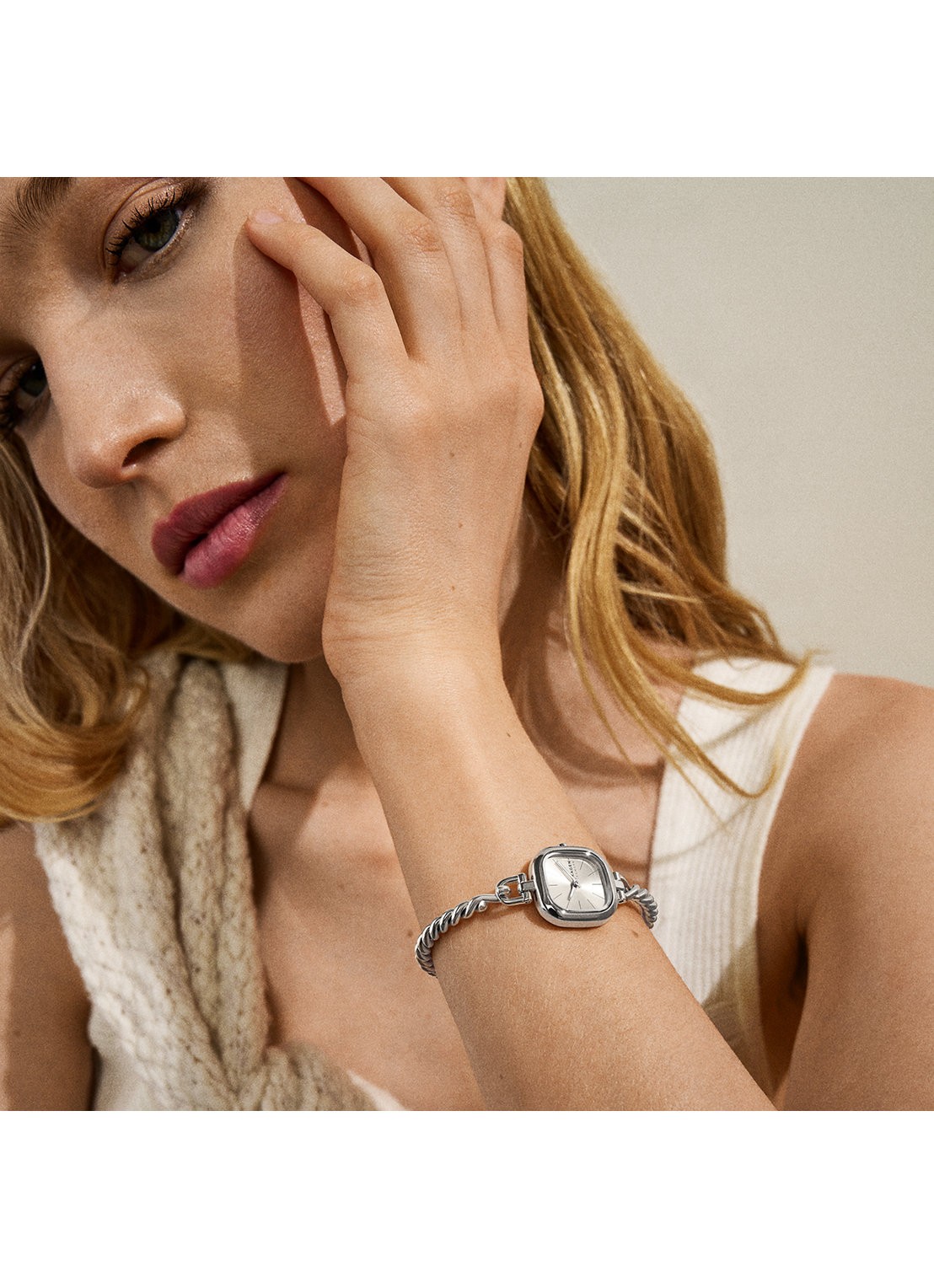 Skagen Mellem Micro horloge SKW3197 - detail 5 zilver