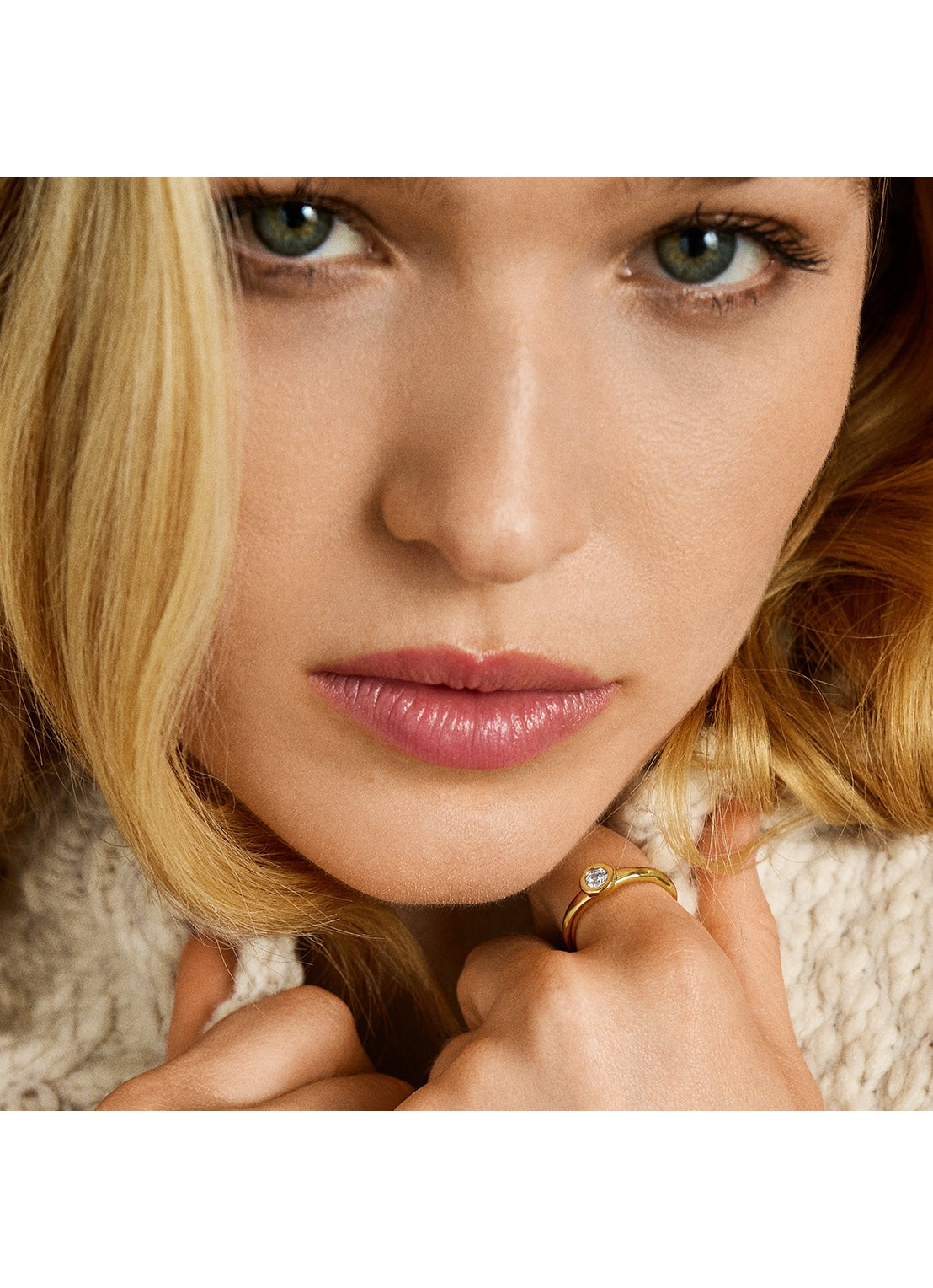 Skagen Moderne Glitz ring verguld SKJ5028710 - detail 6 goud