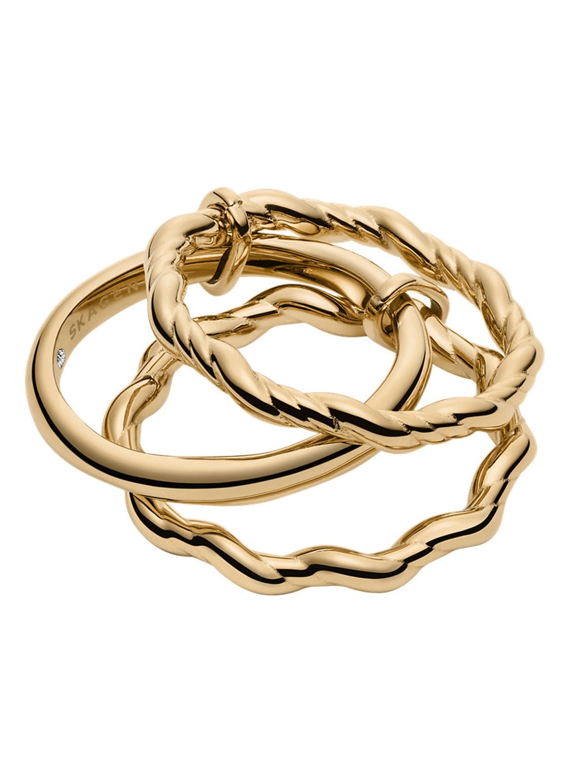 Skagen Moderne Stak ring SKJ1906710 - detail goud