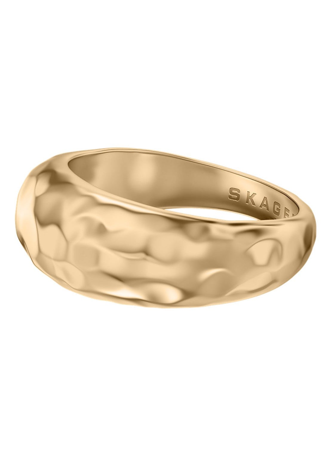 Skagen Moderne Stak ring verguld SKJ5026710 - detail zilver