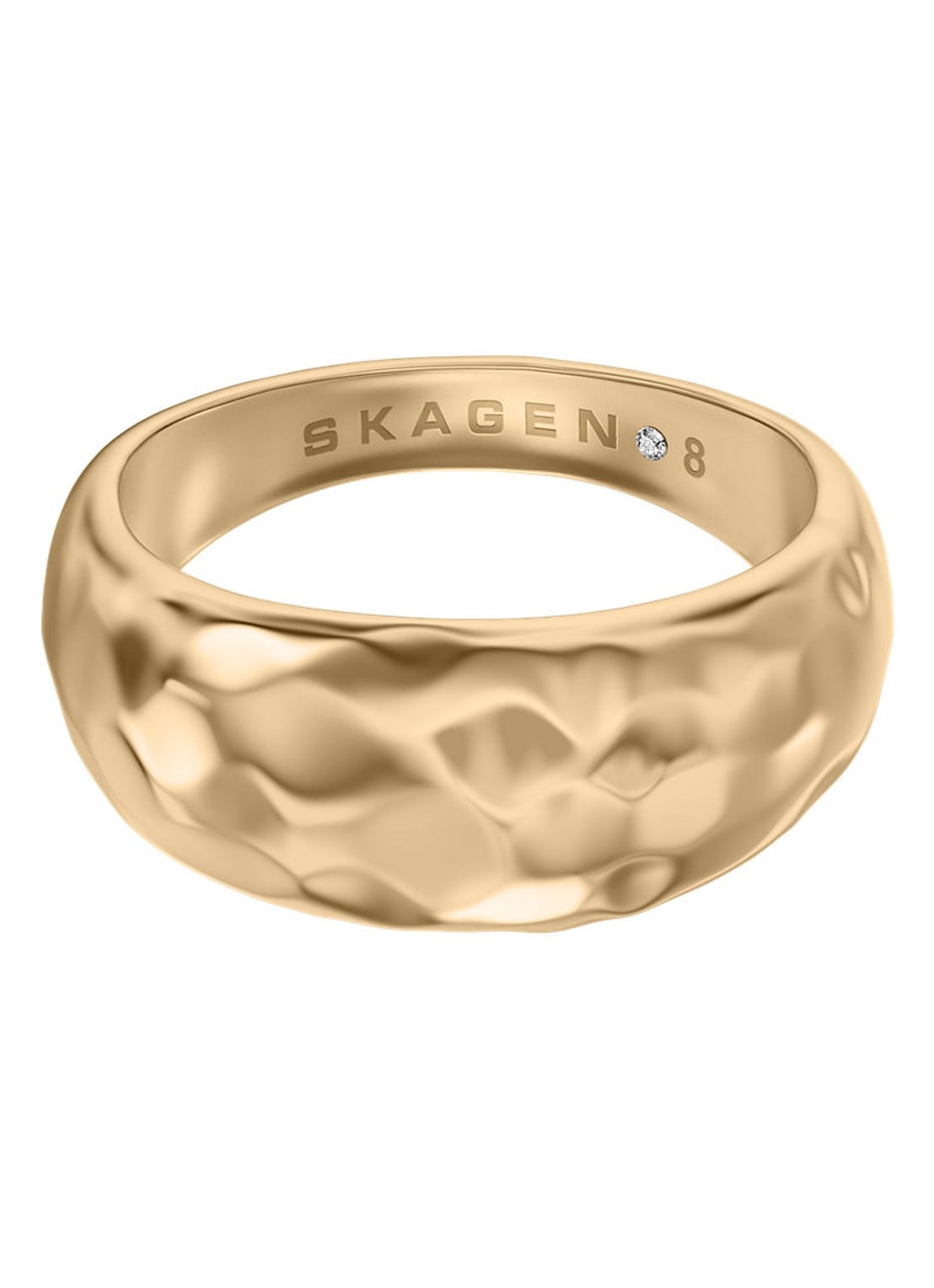 Skagen Moderne Stak ring verguld SKJ5026710 - detail 2 zilver