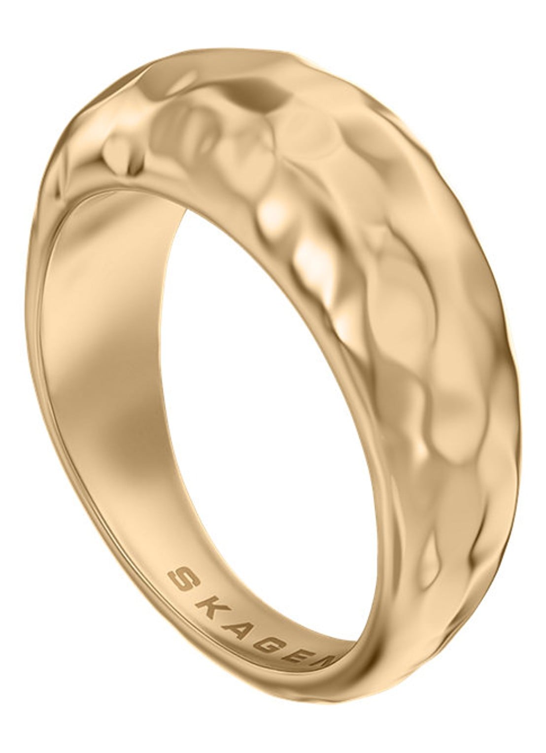Skagen Moderne Stak ring verguld SKJ5026710 - detail 3 zilver