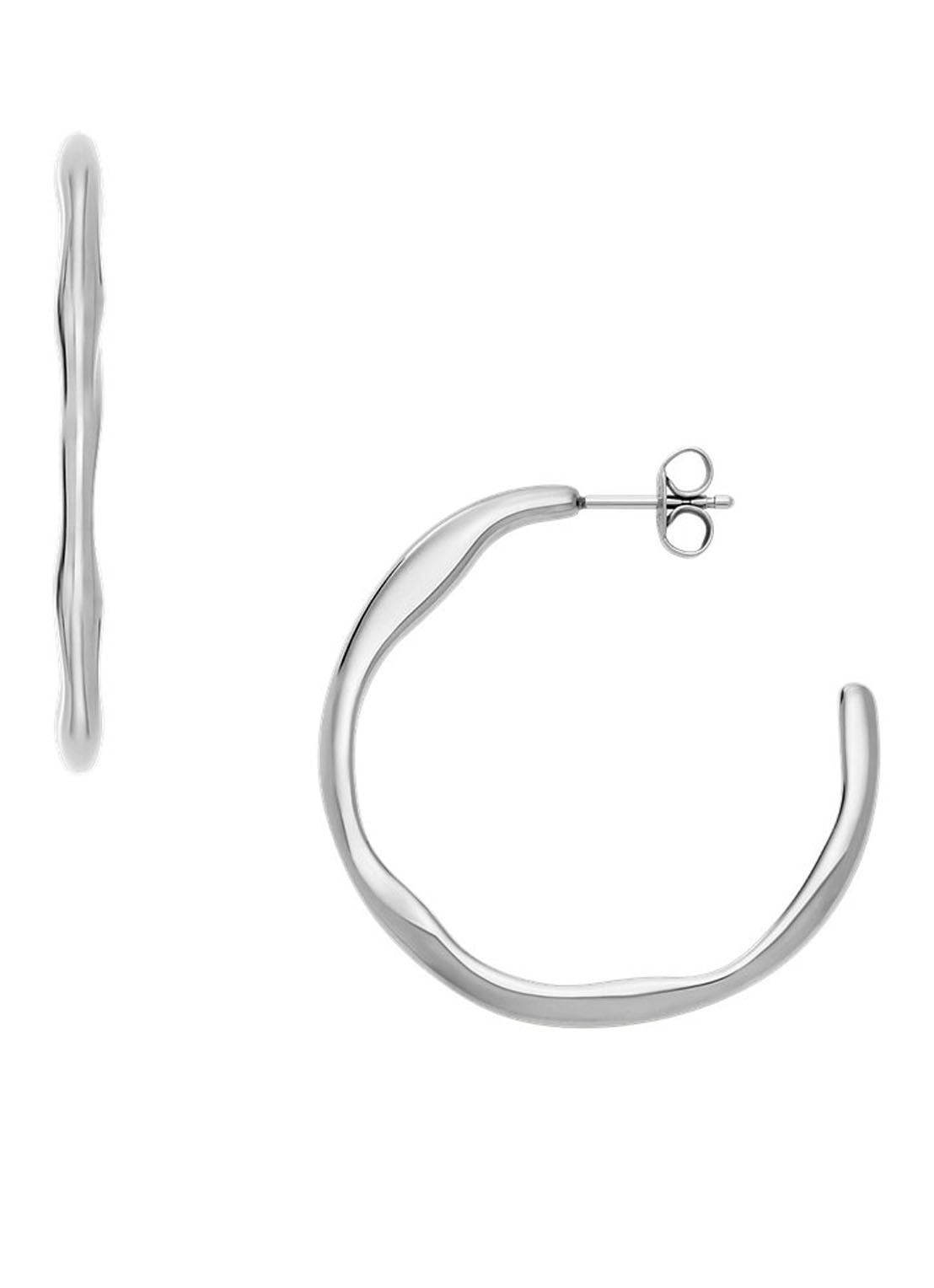 Skagen Oorringen SKJ1871040 - voorkant 3 zilver