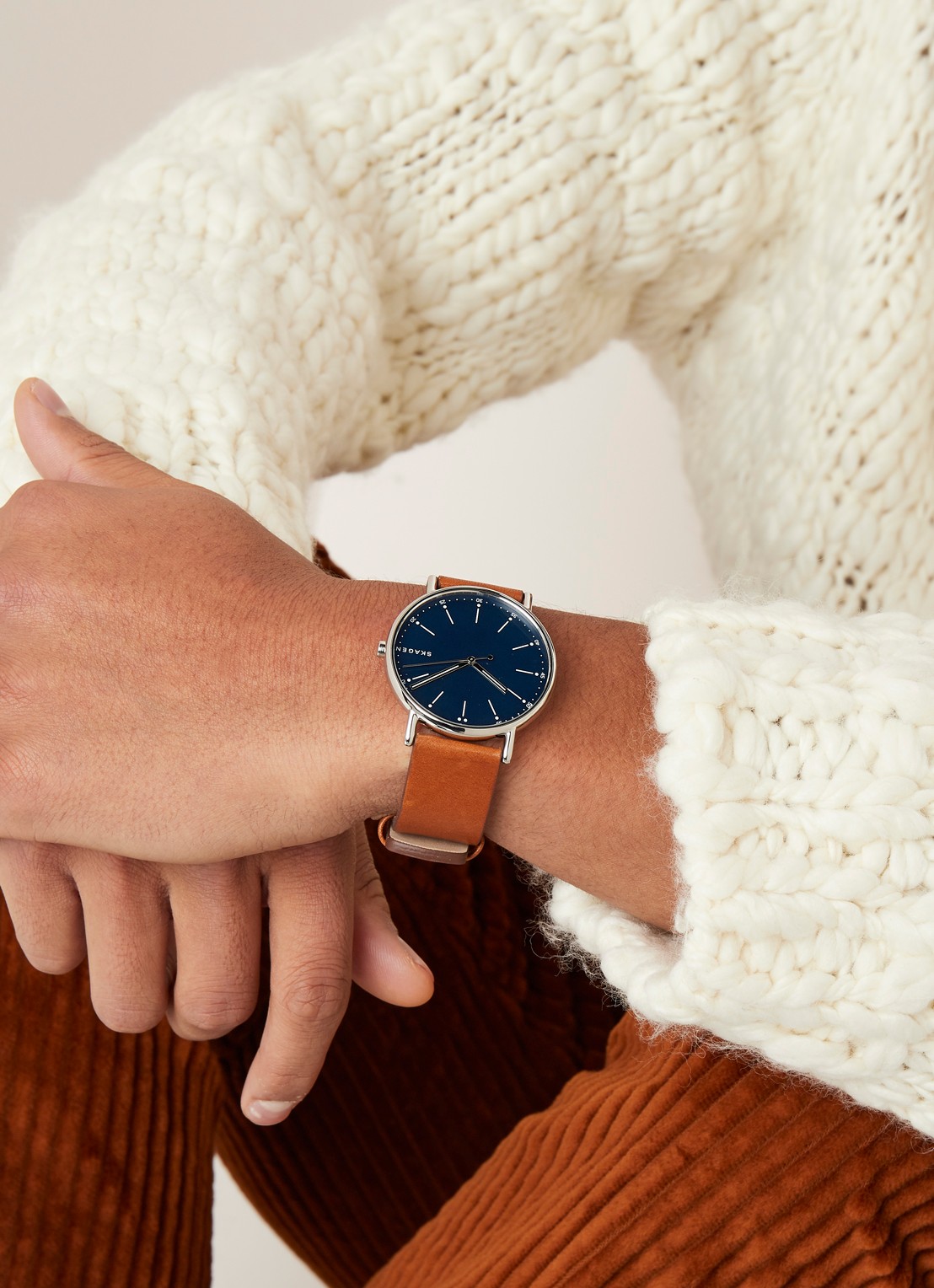 Skagen Sigantur horloge SKW6355 - voorkant 3 zilver