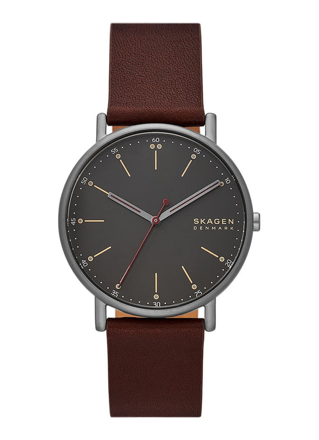 Skagen Signatur horloge SKW6860 - voorkant donkergrijs