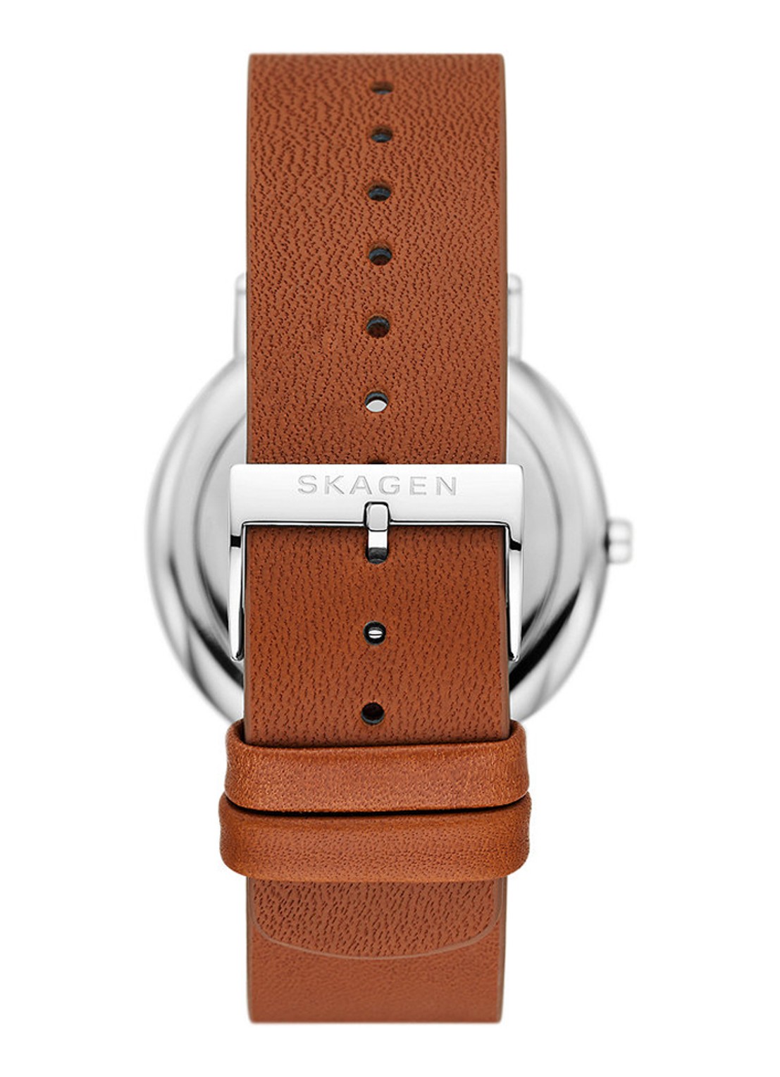 Skagen Signatur horloge SKW6903 - detail zilver
