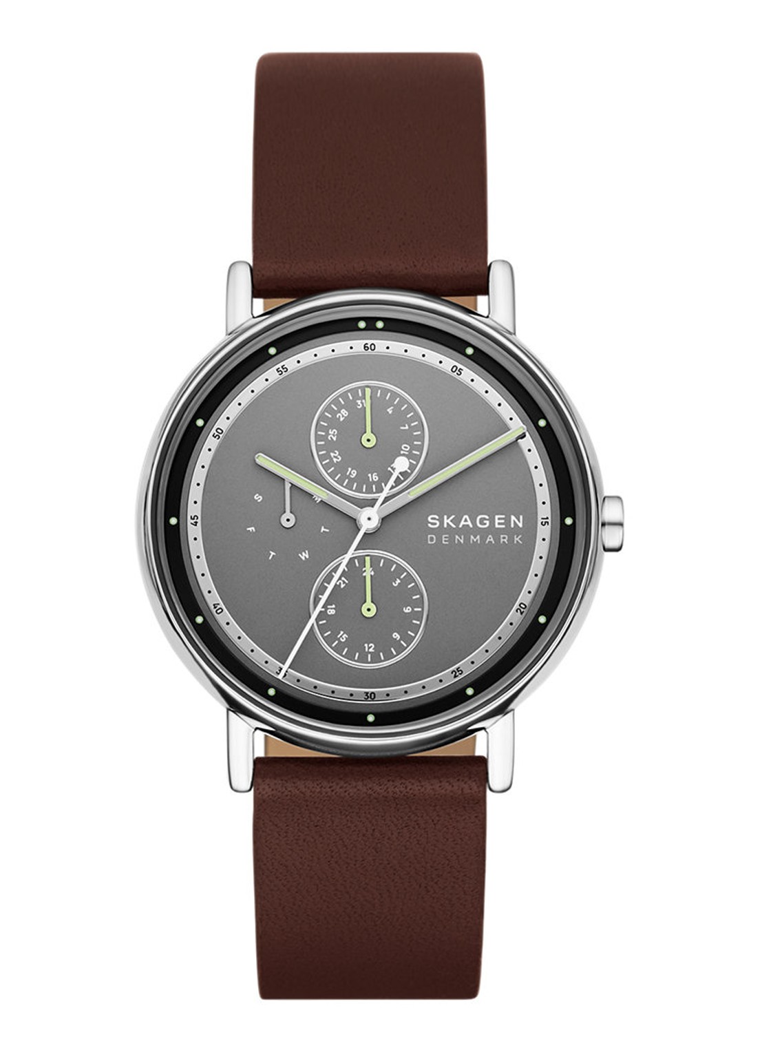 Skagen Signatur horloge  SKW6941 - voorkant 4 zilver