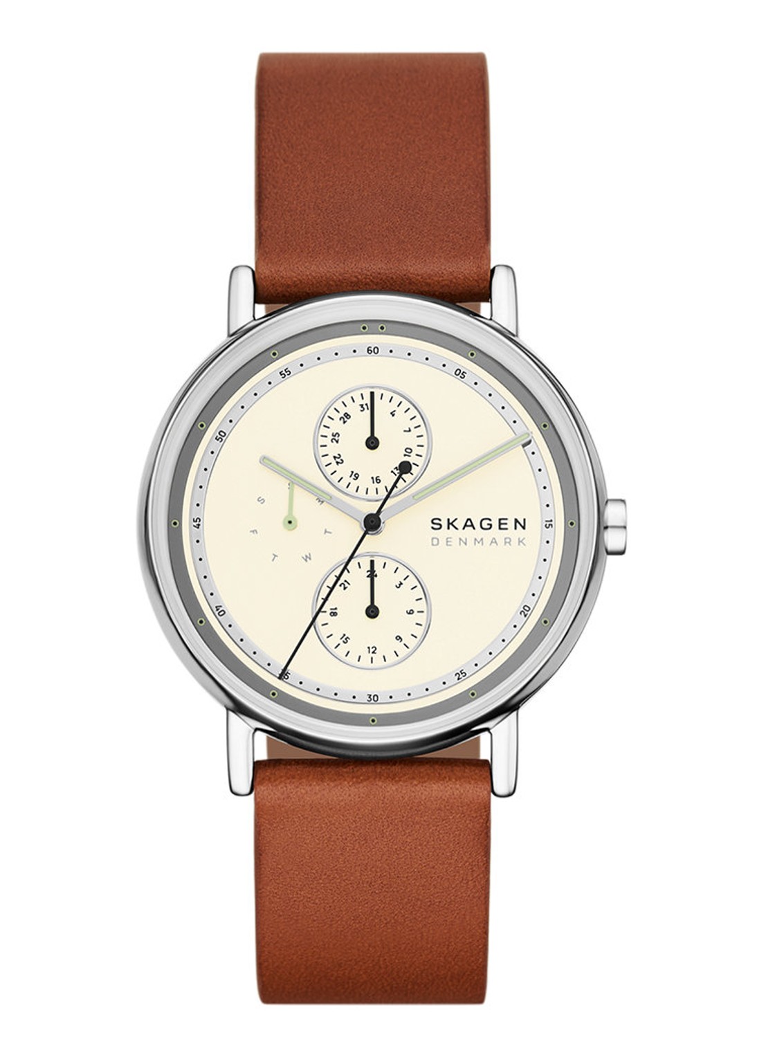 Skagen Signatur horloge  SKW6942 - voorkant zilver