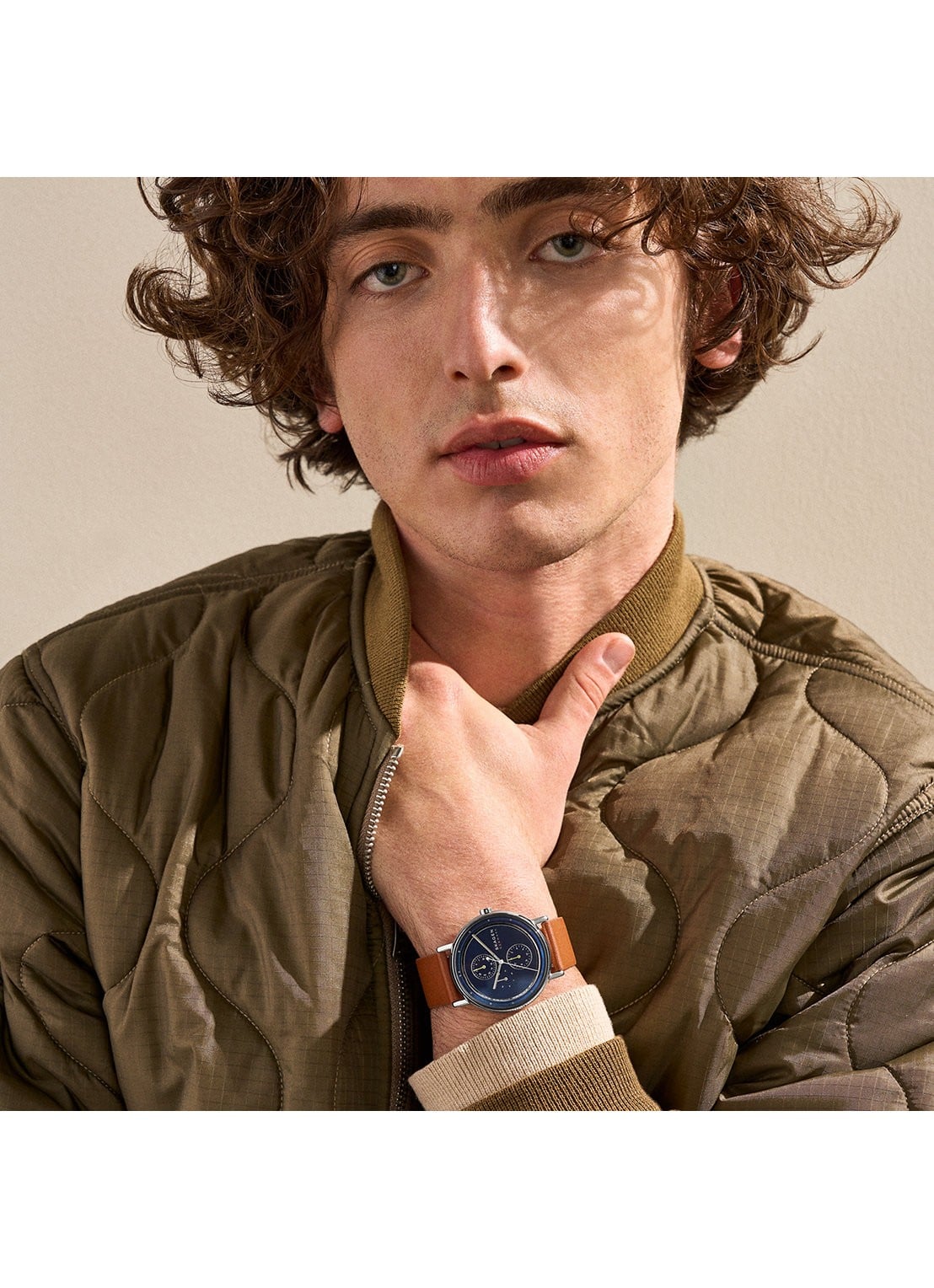 Skagen Signatur horloge  SKW6943 - detail 3 zilver