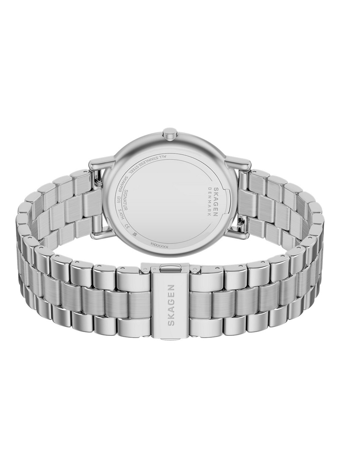 Skagen Signatur horloge SKW6950 - detail 4 zilver