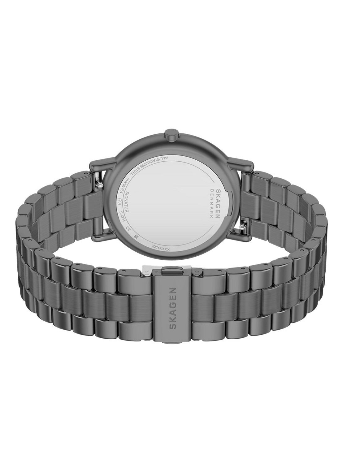 Skagen Signatur horloge SKW6951 - detail 4 donkergrijs