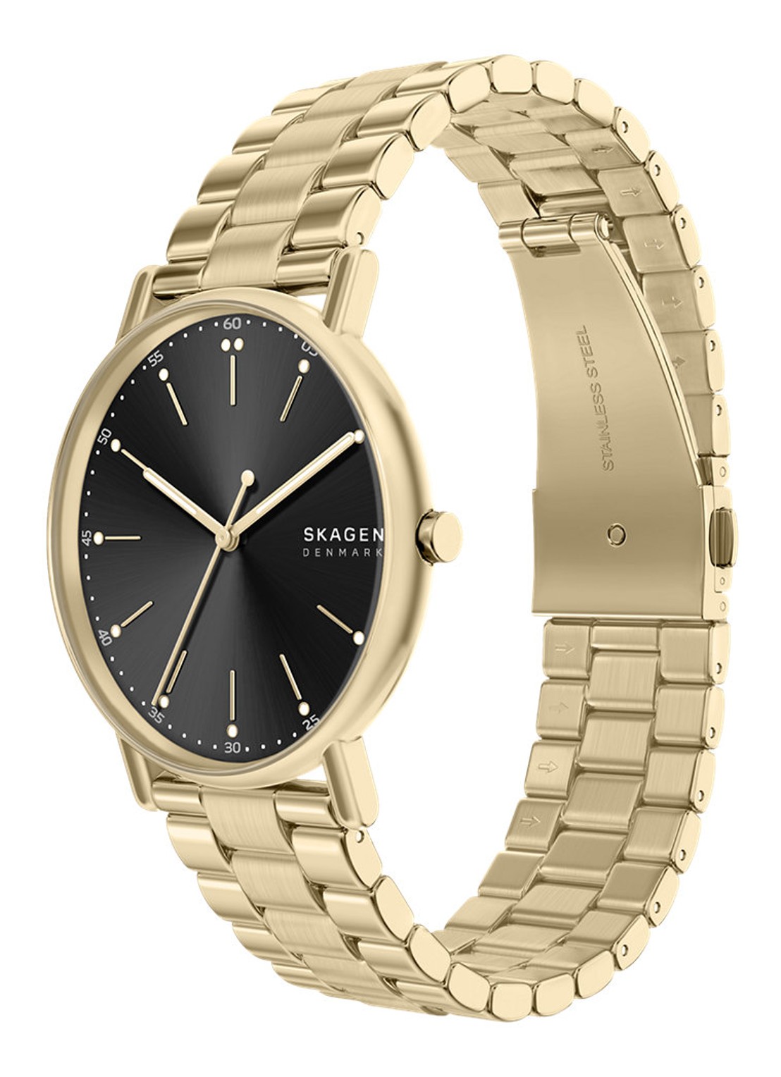 Skagen Signatur horloge SKW6957 - detail 4 goud