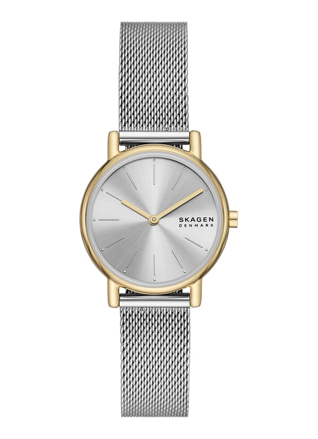 Skagen Signatur Lille horloge en armband set van 2 SKW3153SET - voorkant zilver