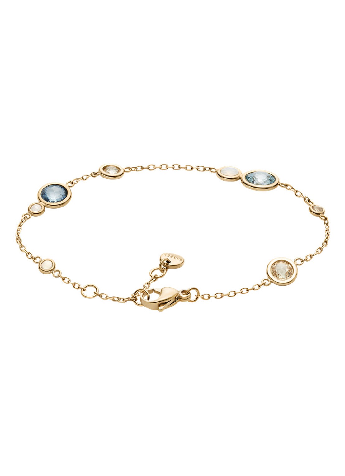 Skagen Sofie Sea Glass armband SKJ1896710 - detail goud