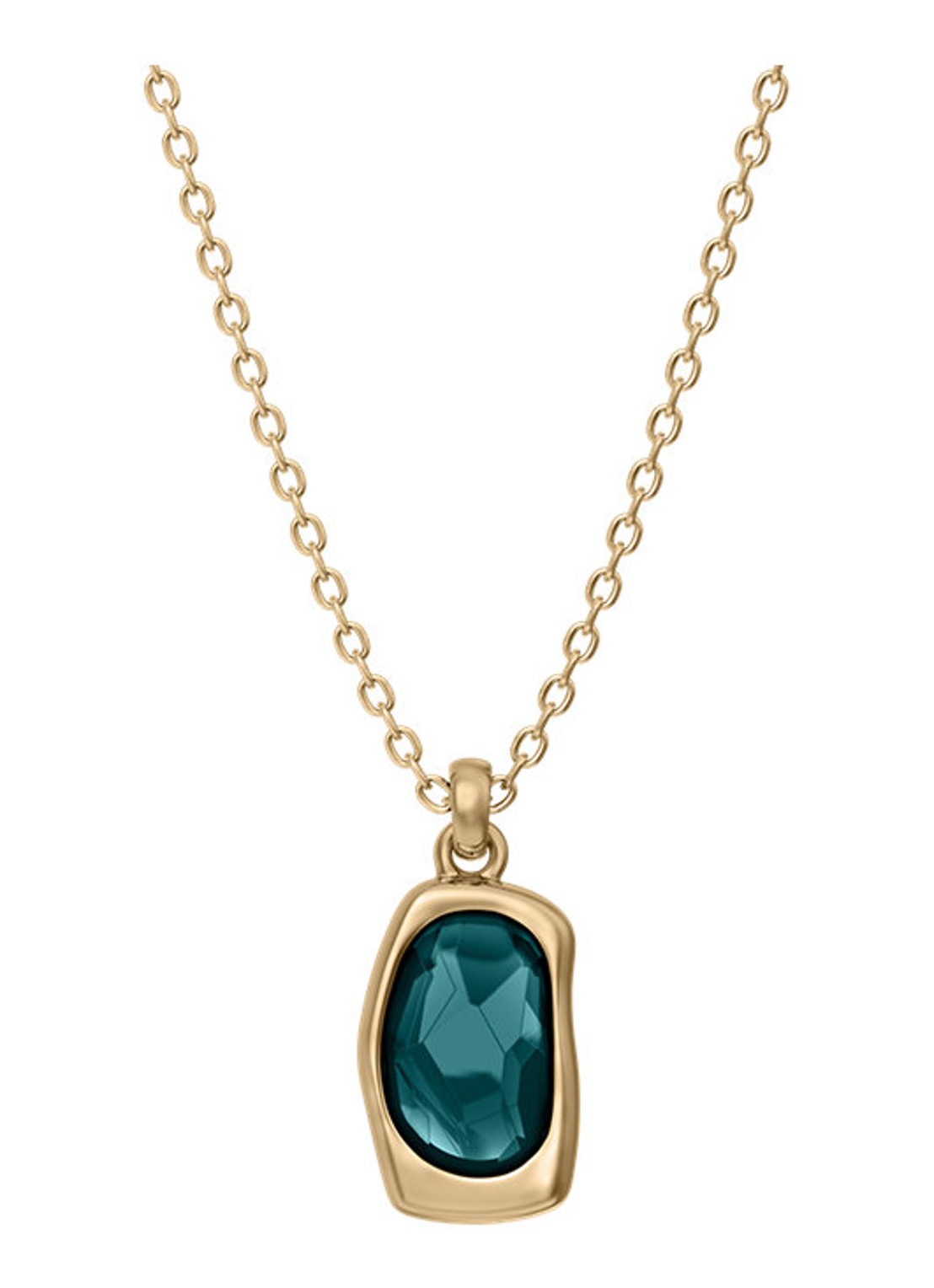 Skagen Sofie Sea Glass ketting SKJ1913710 - voorkant 3 goud