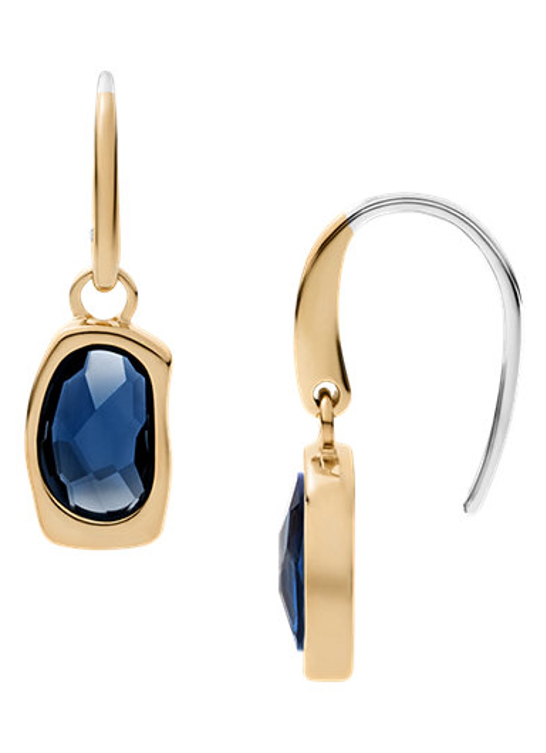 Skagen Sofie Sea oorhangers SKJ1885710 - voorkant 4 goud