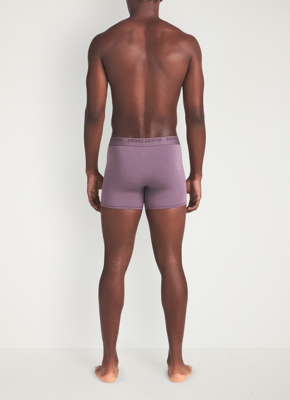 SKIMS  3" boxershorts met logoband in 3-pack - achterkant 6 multicolor