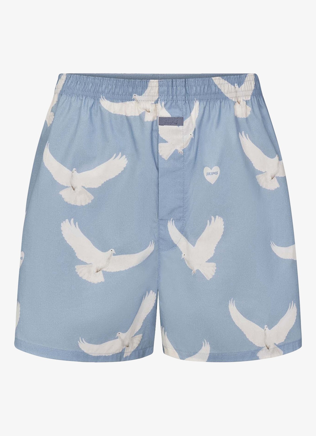 SKIMS Aero boxer met print - voorkant 2 beige