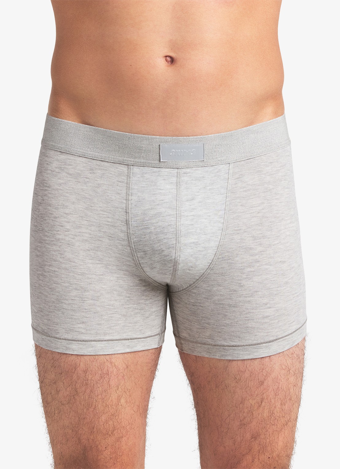 SKIMS Boxershort met logoband in 3-pack - detail 3 blauwgrijs