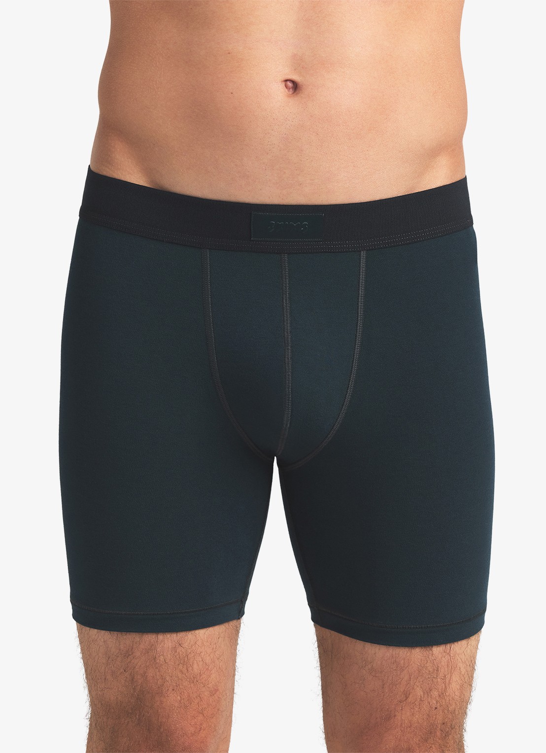 SKIMS Boxershort met logoband in 3-pack - detail 2 blauwgrijs