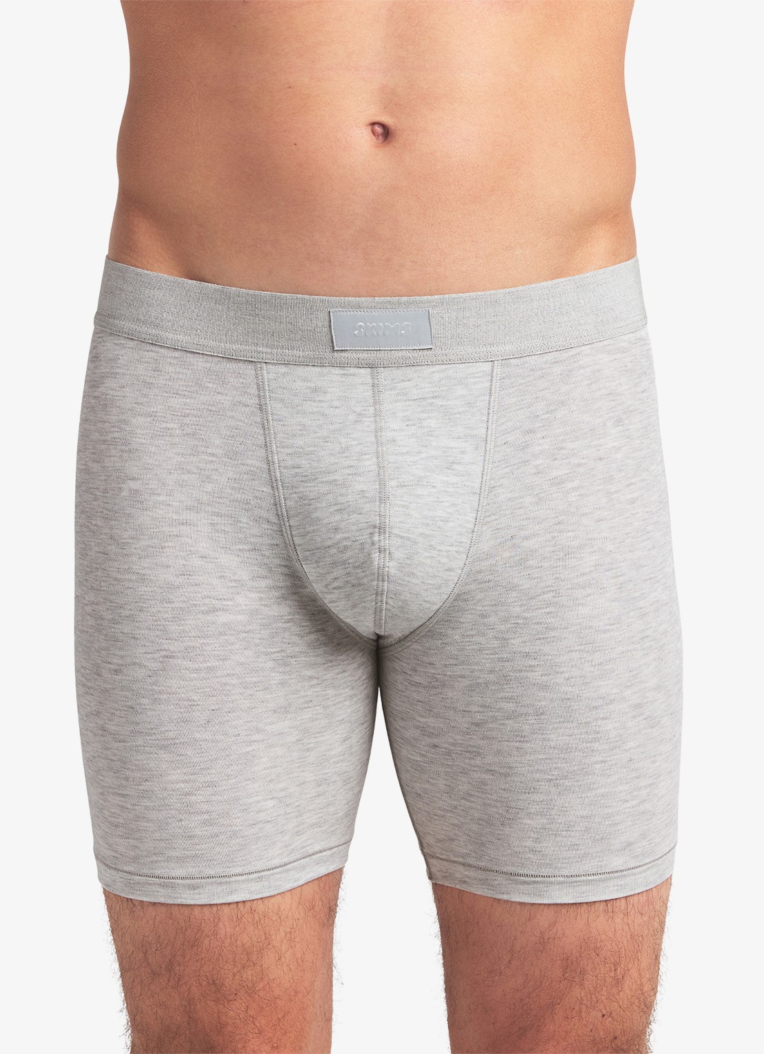 SKIMS Boxershort met logoband in 3-pack - detail 4 blauwgrijs