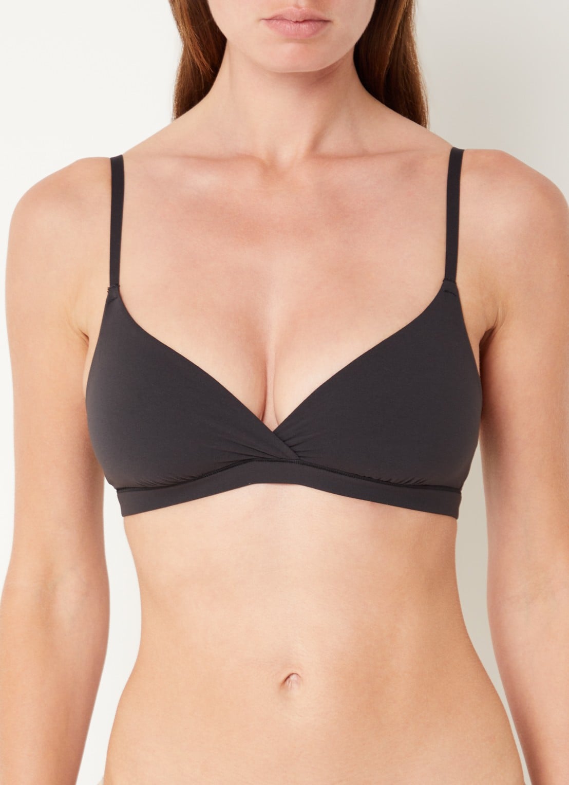 SKIMS Crsvr bralette in 2-pack - voorkant 2 zwart