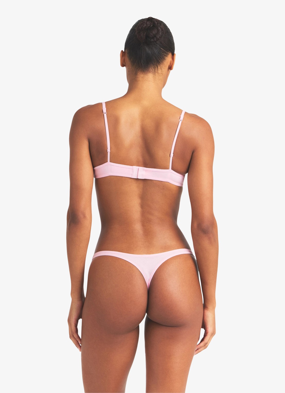 SKIMS Everyday Cotton bh met beugel - achterkant 3 lichtroze