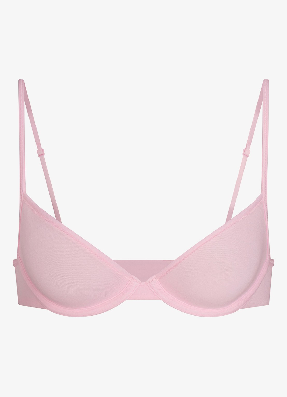 SKIMS Everyday Cotton bh met beugel - voorkant lichtroze