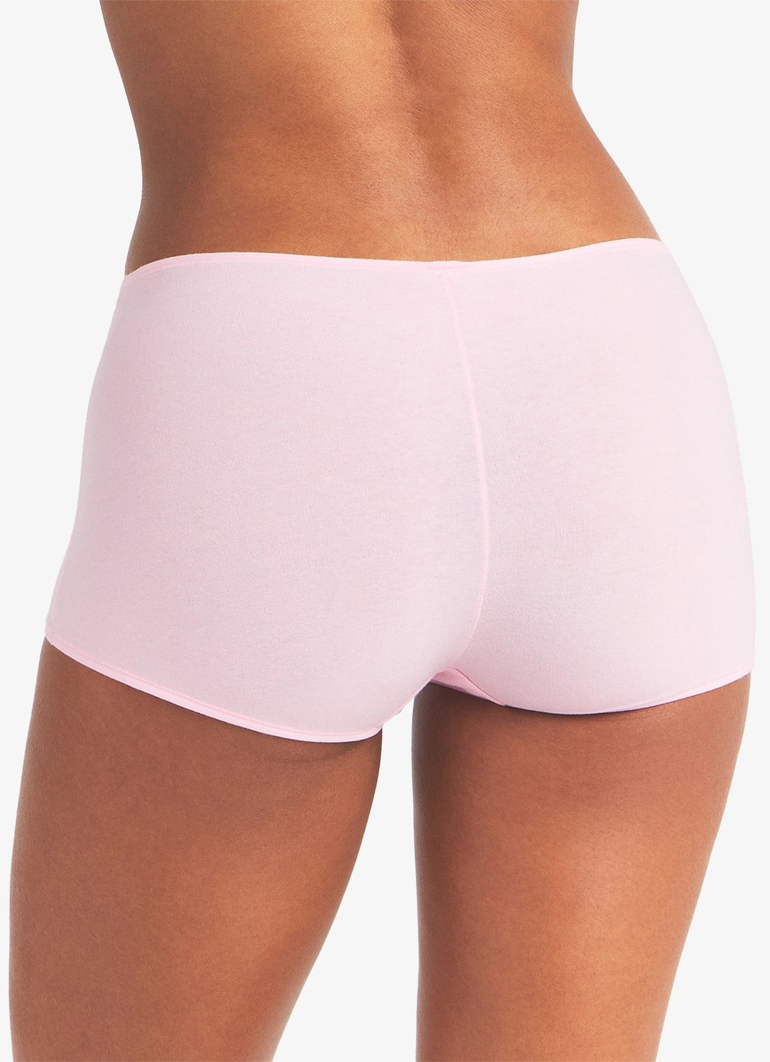 SKIMS Everyday Cotton shorty - achterkant lichtroze