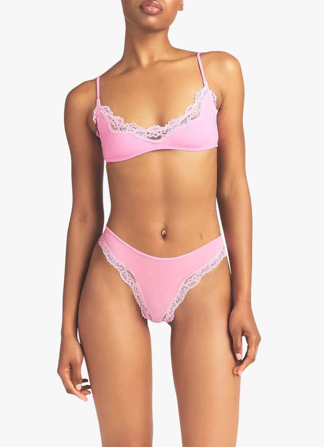 SKIMS Fit Everybody bralette met details van kant - detail 6 roze