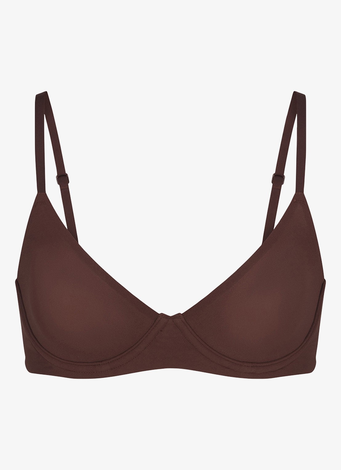 SKIMS Fits Everybody bh met beugel - voorkant 2 cocoa