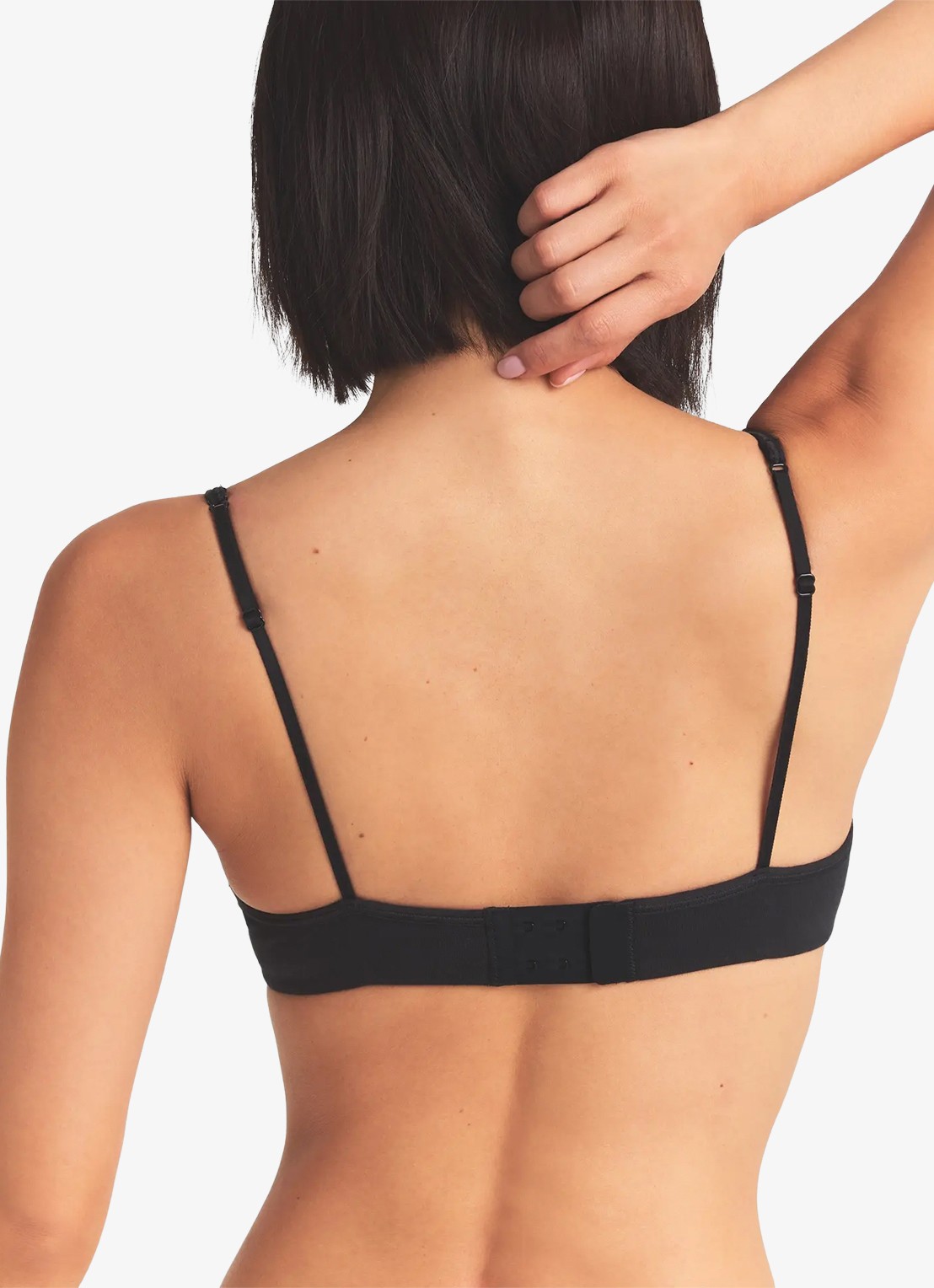SKIMS Fits Everybody Bh met beugelondersteuning - achterkant zwart