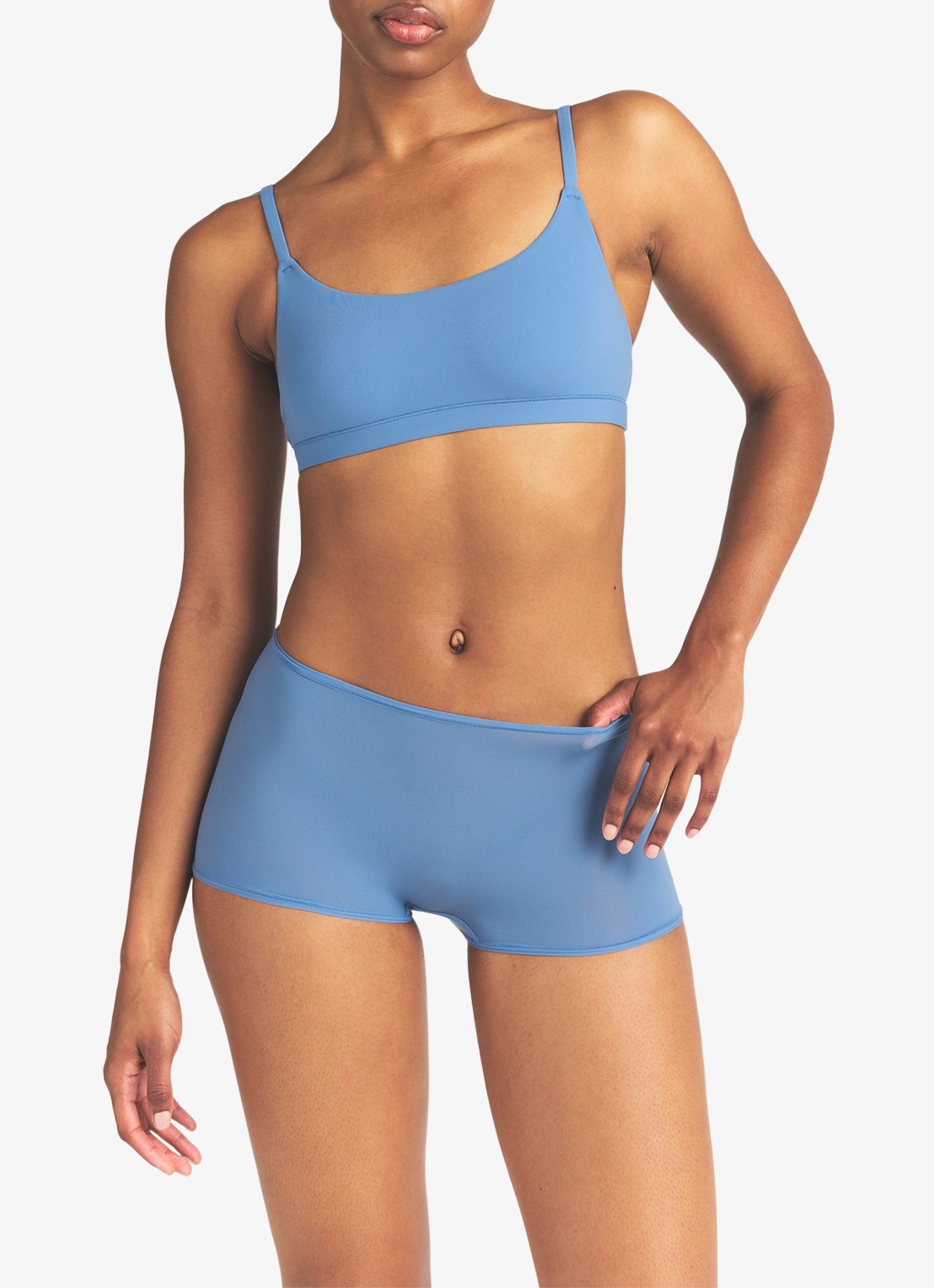 SKIMS Fits Everybody Boyshorts  - voorkant 5 arctic