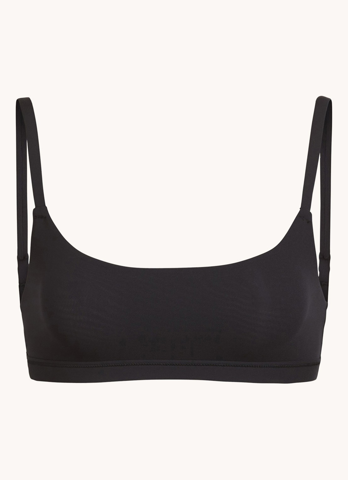 SKIMS Fits Everybody bralette zonder vulling - voorkant 2 zwart