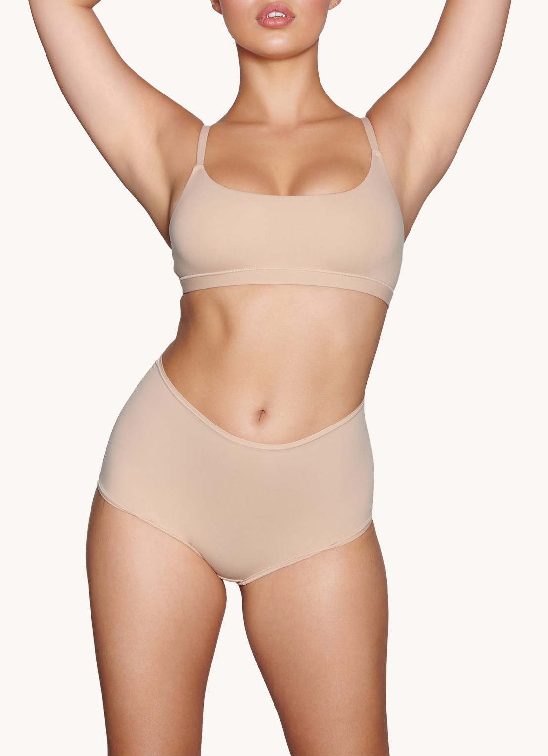 SKIMS Fits Everybody bralette zonder vulling - detail 2 beige