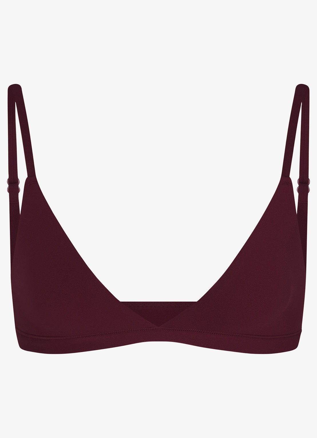 SKIMS Fits Everybody bralette - voorkant bordeauxrood